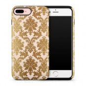 Tough mobilskal till Apple iPhone 7/8 Plus - Damask - Guld/Persi