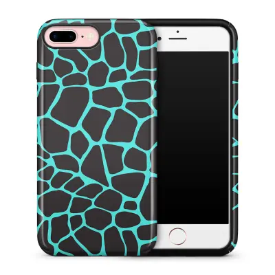 Tough skal till iPhone 7 Plus & iPhone 8 Plus - Gepard - Neonblå