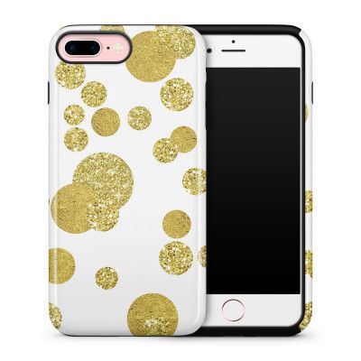 Tough skal till iPhone 7 Plus & iPhone 8 Plus - Guldkonfetti
