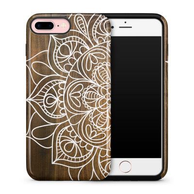 Tough skal till iPhone 7 Plus & iPhone 8 Plus - Mandala - Wood