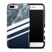 Tough mobilskal till Apple iPhone 7/8 Plus - Marble Navy