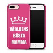 Tough mobilskal till Apple iPhone 7/8 Plus - Morsdag - Världens bästa mamma