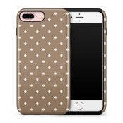 Tough mobilskal till Apple iPhone 7/8 Plus - Polka - Brun