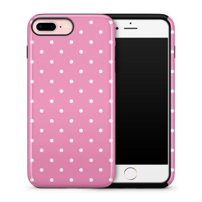 Tough skal till iPhone 7 Plus & iPhone 8 Plus - Polka - Lila