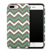 Tough skal till iPhone 7 Plus & iPhone 8 Plus - Grön/Brun