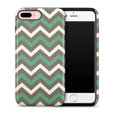 Tough skal till iPhone 7 Plus & iPhone 8 Plus - Grön/Brun