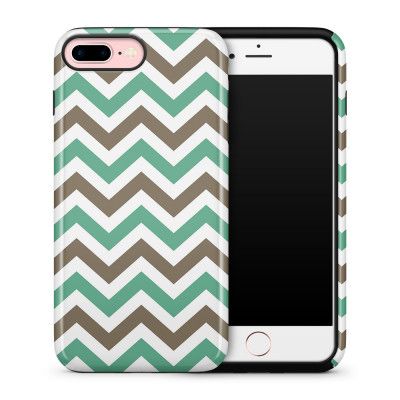 Tough skal till iPhone 7 Plus & iPhone 8 Plus - Mint/Brun