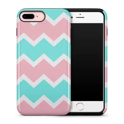 Tough skal till iPhone 7 Plus & iPhone 8 Plus - Mint/Rosa