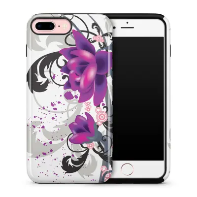 Tough mobilskal till iPhone 7 Plus & iPhone 8 Plus - Red Flowers