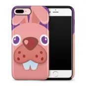 Tough mobilskal till iPhone 7 Plus & iPhone 8 Plus - Rosa kanin