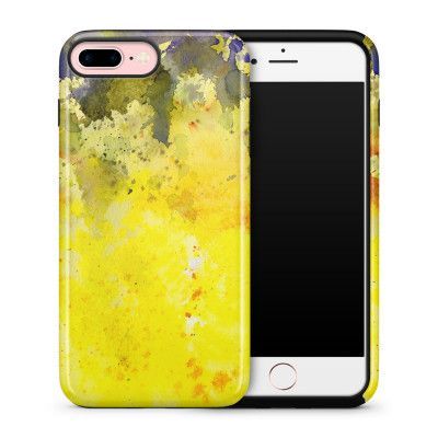 Tough skal till iPhone 7 Plus & iPhone 8 Plus - Vattenfärg - Gul