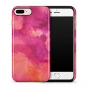 Tough skal till iPhone 7 Plus & iPhone 8 Plus Vattenfärg - Rosa