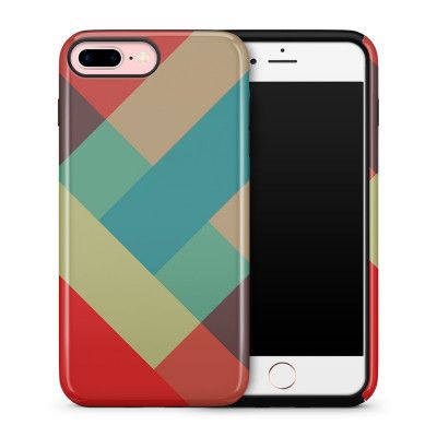 Tough skal till iPhone 7 Plus & iPhone 8 Plus - Vinklar - Retro