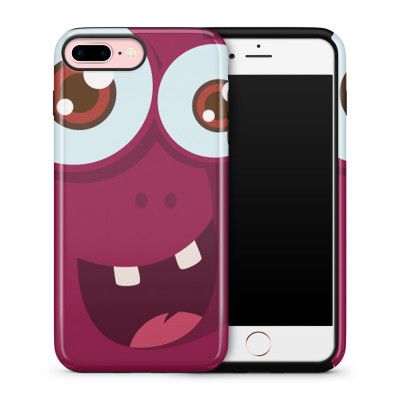 Tough skal till iPhone 7 Plus & iPhone 8 Plus - Vinrött monster