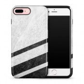 Tough mobilskal till Apple iPhone 7/8 Plus - White Striped Marble