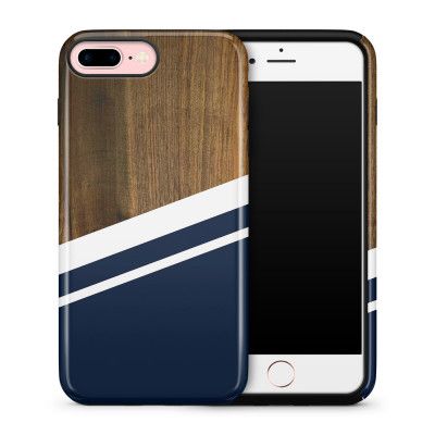 Tough skal till iPhone 7 Plus & iPhone 8 Plus - Wood ränder