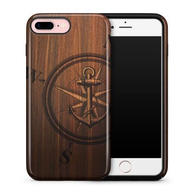 Tough mobilskal till Apple iPhone 7/8 Plus - Wooden Anchor B