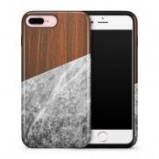 Tough mobilskal till Apple iPhone 7/8 Plus - Wooden Marble B