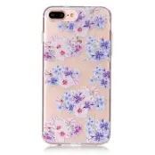 TPU Mobilskal till iPhone 7 Plus - Blommotiv