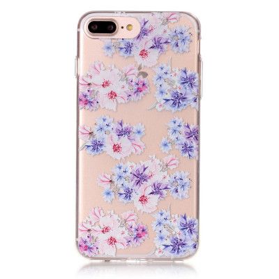 TPU Mobilskal till iPhone 7 Plus - Blommotiv
