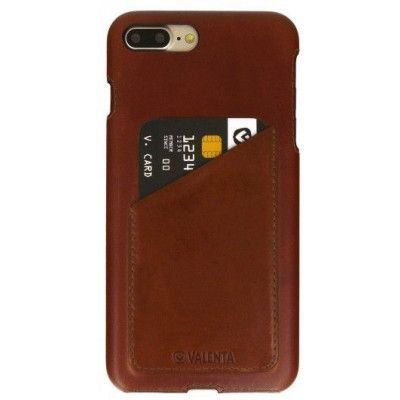 Valenta Back Cover Classic Luxe (iPhone 8/7 Plus) - Ljusbrun