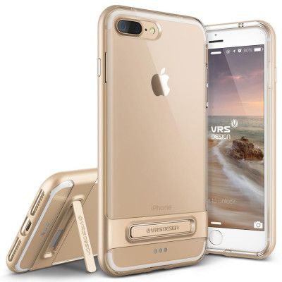 Verus Crystal Bumper Skal till Apple iPhone 7 Plus - Gold
