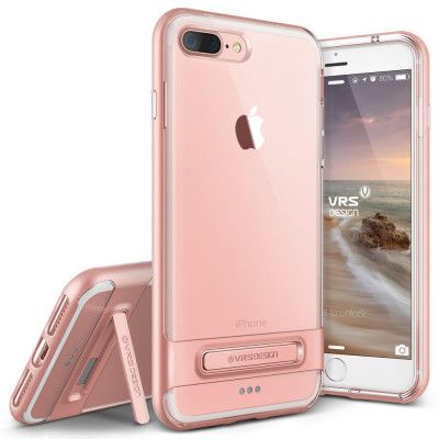 Verus Crystal Bumper Skal till Apple iPhone 7 Plus - Rose Gold