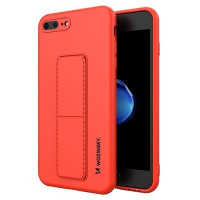 Wozinsky Kickstand Silicone Skal iPhone 7 plus/ iPhone 8 plus - Röd