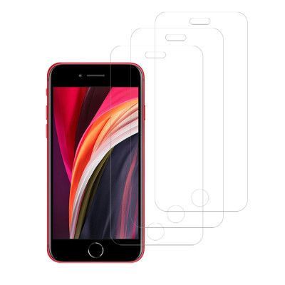 [3-PACK] Härdat Glas Skärmskydd iPhone 7/8/SE 2020