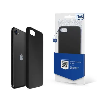 3MK iPhone 7/8/SE (2020/2022) Mobilskal Silicone - Svart