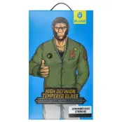 5D Mr. Monkey Härdat Glas till iPhone 7/8 Svart (Strong HD)