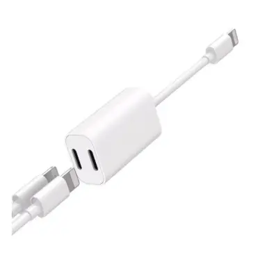 Adapter för iPhone X/8/7, Ladda och lyssna på musik samtidigt