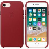 Apple iPhone 7 / 8 / SE 2 Läderskal Original - Röd
