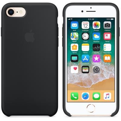 APPLE IPHONE 7/8 SILICONE CASE BLACK