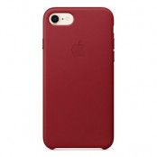 Apple Läderskal för iPhone 7/8 - Röd