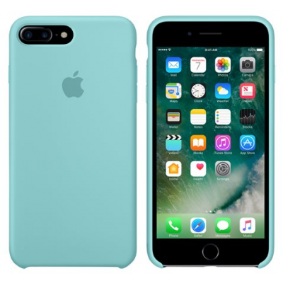 Apple Silikonskal (iPhone 7 Plus) - Djupblå