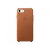 Apple skal i läder för iPhone 7/8 - sadelbrun