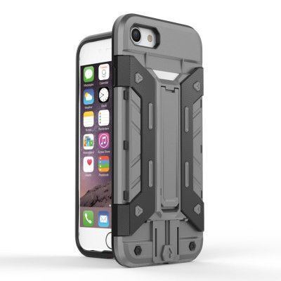 Armor Mobilskal med kortplats iPhone 7 - Grå