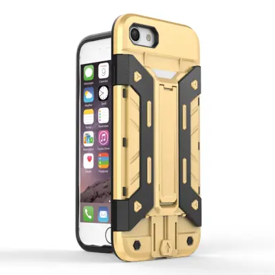Armor Mobilskal med kortplats iPhone 7 - Guld
