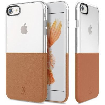 Baseus Half to Half (iPhone SE2/8/7) - Brun