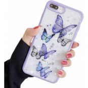 Bling Star Butterfly Skal till iPhone 7/8/SE 2020 - Lila