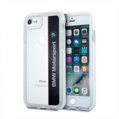 BMW Hardcase Skal iPhone 7 / 8 / SE 2020 - Transparent / Blå
