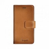 Bugatti Zurigo Booklet Äkta Läder Plånboksfodral till iPhone 8/7 - Sand