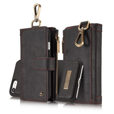 Caseme Plånboksfodral iPhone 7/8/SE 2020 - Svart