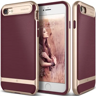 Caseology Wavelength Skal till Apple iPhone 7 - Burgundy