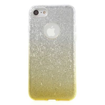 Combo glitter skal till iPhone 7 - Gul
