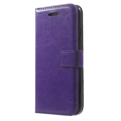 Crazy Horse Plånboksfodral till iPhone 7 - Lila