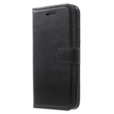 Crazy Horse Plånboksfodral till iPhone 7 - Svart