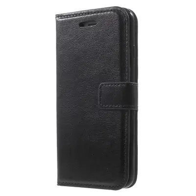 Crazy Horse Plånboksfodral till iPhone 7 - Svart