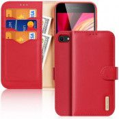 Dux Ducis Hivo Äkta Läder Fodral iPhone 7/8/SE 2020 - Röd